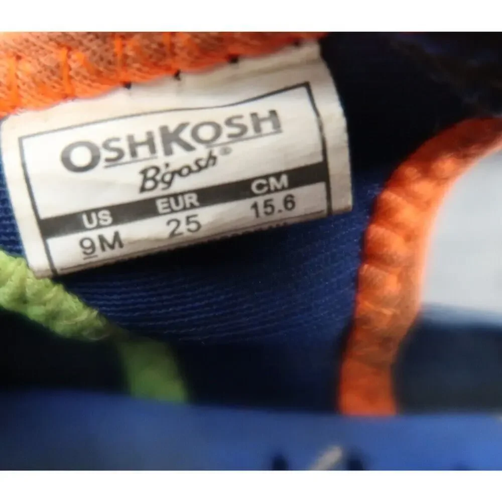 Oshkosh B'Gosh Shoes Kids 9 Sandals Aquatic Toddler Boys Adjustable Strap Active